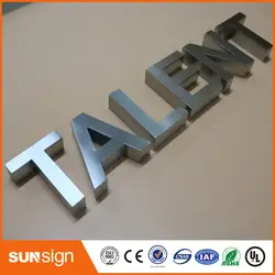 Настенное крепление буквы знак 3D буквы из нержавеющей стали