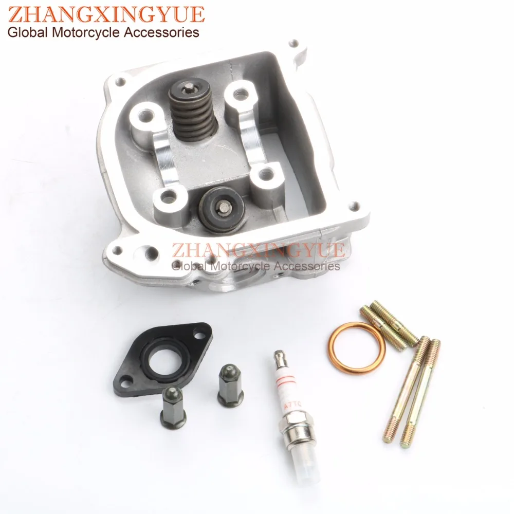 

39mm-52mm EGR Cylinder Head Kit & A7TC Spark Plug for Znen Honey Pizza R8 Revival Snail 50 ZN50QT-12-22-D-A GY6 50cc 139QMB 4T