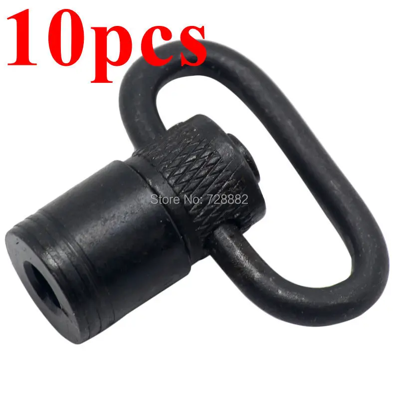 10pcs Tactical Quick Release Detach Detachable QD Push Button Sling Swivel Loop Mount Fits Bolt