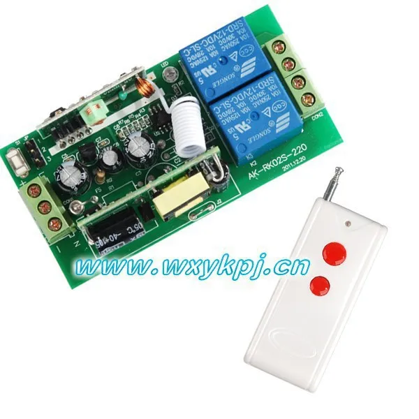 

AC 85V-250V Wide Range Output RF wireless remote control system Receiver & Transmitter Smart home control system