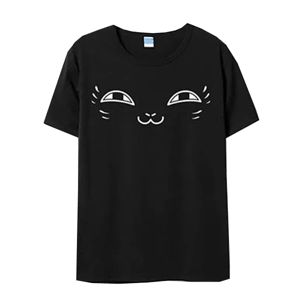 

2019 New Natsume Yuujinchou cosplay t-shirt Anime cat teacher men t shirt summer cotton Tees Tops