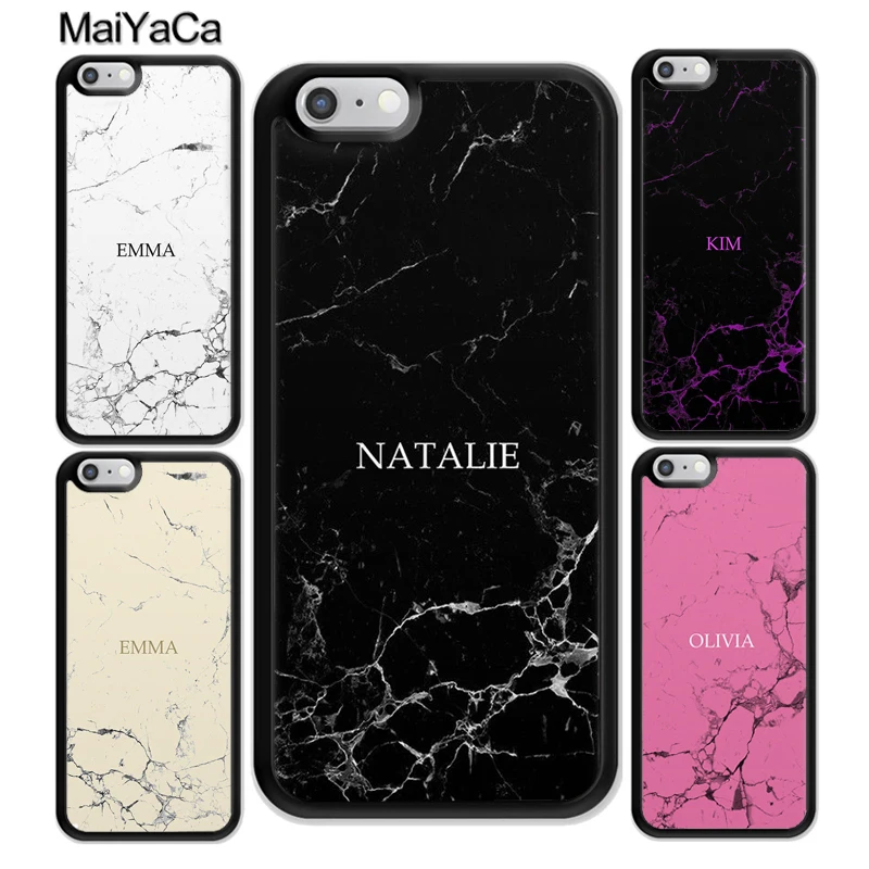 MaiYaCa PERSONALISED MARBLE CUSTOM NAME ROSE GOLD Skin