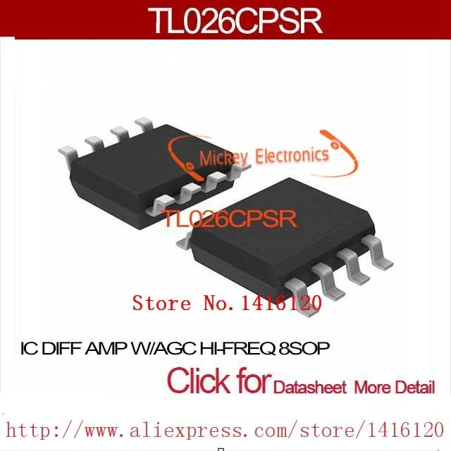 Tl026cpsr Ic Diff Amp W Agc Hi Freq 8sop Tl026cpsr 026 Tl026 Tl026c Tl026cp 026c Diff C Diffdiff Case Aliexpress