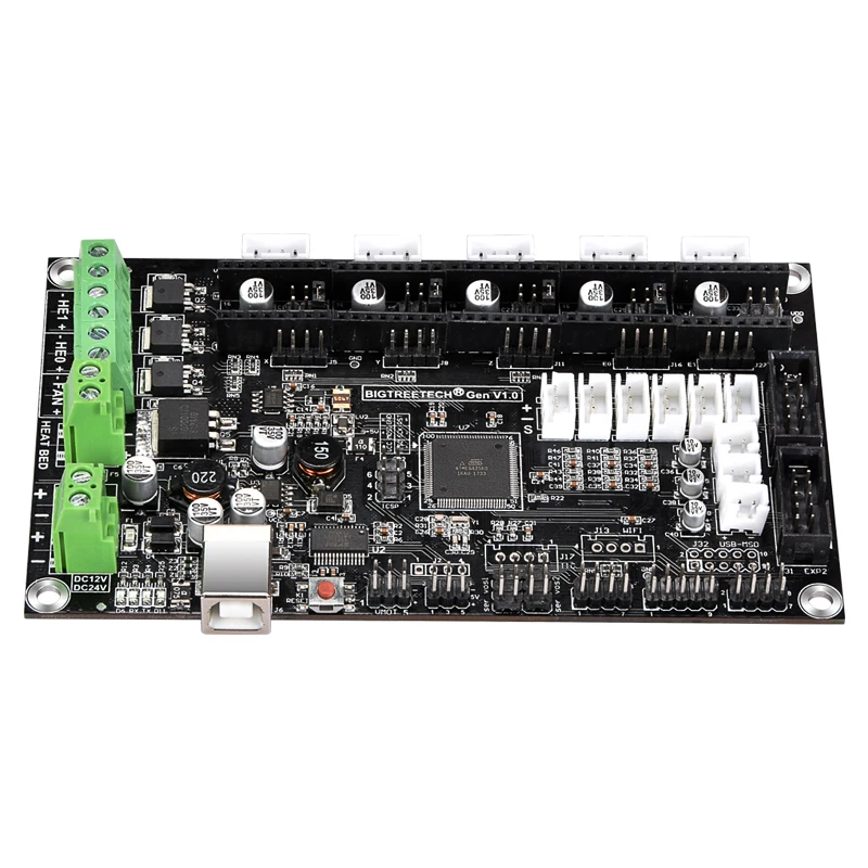 BIGTREETECH Gen V1.0 материнская плата совместима с TMC2130/TMC2208/A4988/DRV8825 шаговый Драйвер