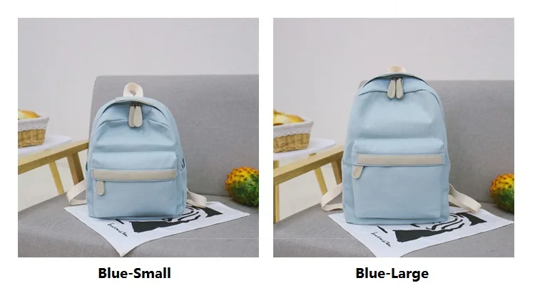 MJ Women Canvas Backpacks Ladies Shoulder School Bag Backpack Rucksack for Girls 2019 Travel Fashion Bag Casual Student Bag (3)