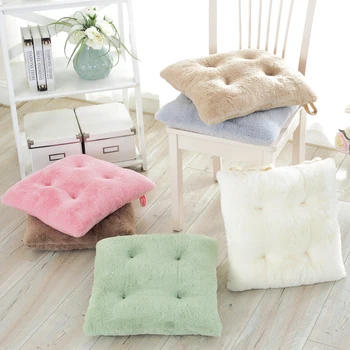 

Comfortable Chair Pillow Seat Pad,Decorative Pillows Living Room,Classroom Chair Pad 43X43CM Double Sided Plush Cushion