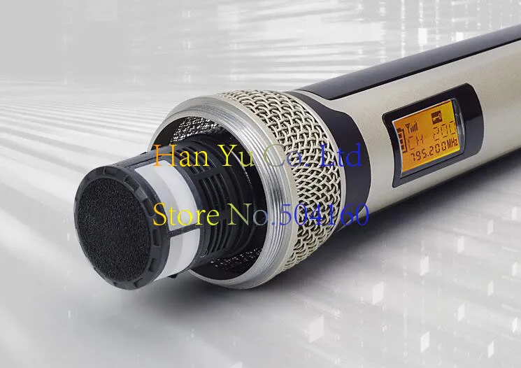 Профессиональный UHF беспроводной микрофон 2 канала караоке система двойной беспроводной микрофон Микрофон передатчик для SKM9000 микрофон Sem Fio