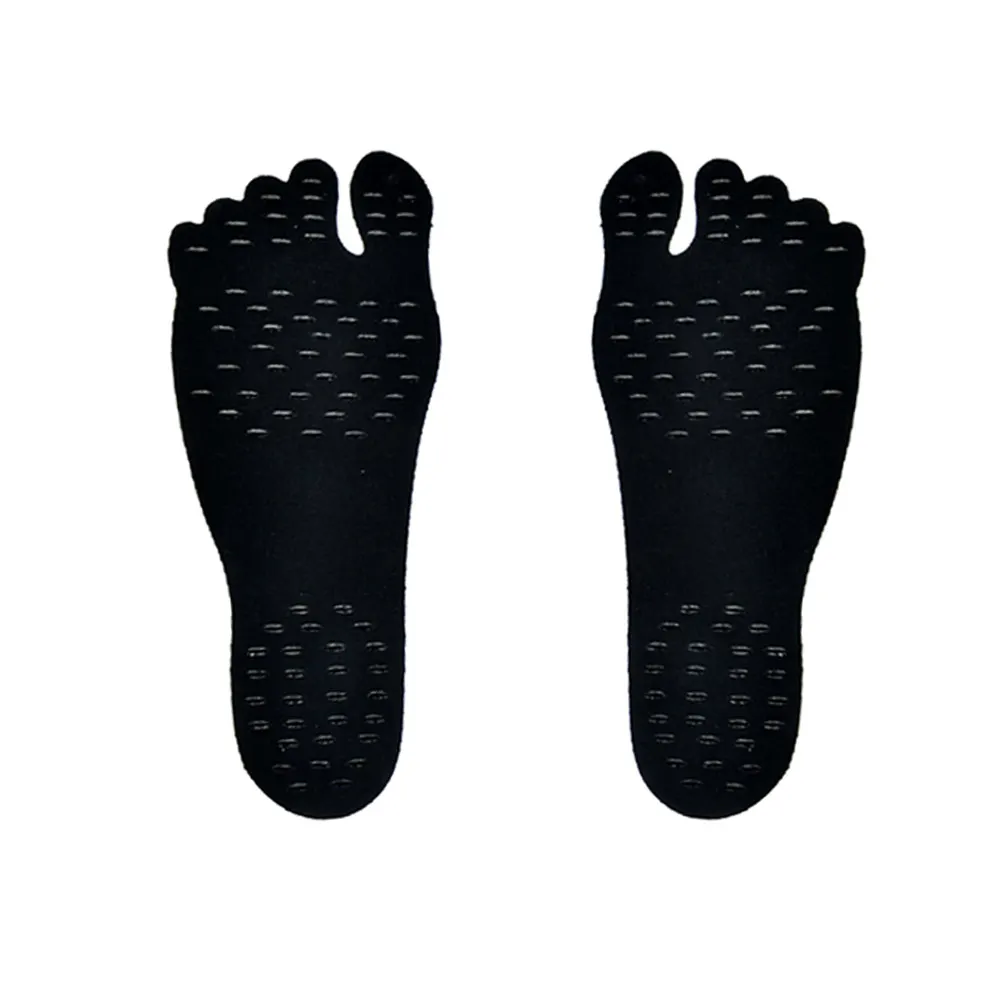 1 Pair Adhesive Foot Pads Feet Sticker Stick On Soles Flexible Anti-slip Beach Feet Protection Best Sale-WT