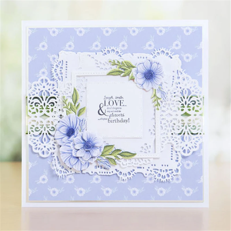 

YaMinSanNiO Lace Metal Cutting Dies Scrapbooking New 2019 Craft Dies Cuts for Card Making DIY Embossing Die Mold Set
