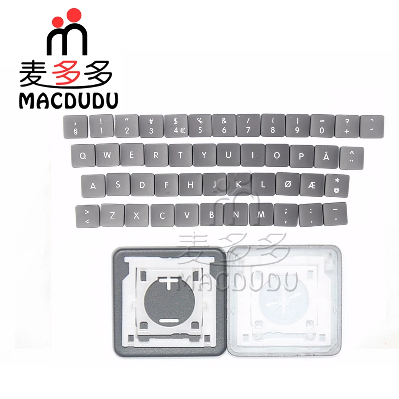 Клавиатура норвежская для Macbook Air A1370 A1369 A1466 A1465 A1425 A1398 A1502 48 шт./компл. обычные