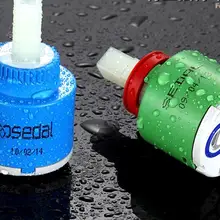 Муфта смесителя, 40 мм керамический картридж холодной и горячей воды кран керамический центральный клапан водопроводные фитинги