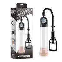 Lovetoy MAXIMIZER WORX VX2 Accu-meter Pro Pump Penis Enhancement Vacuum Trigger Pump w/ Lifelike Pussy Sleeve for Men Sex Toys