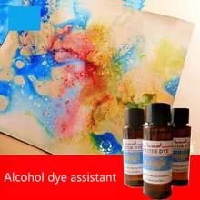 Кожа спиртовой краситель вспомогательное оборудование 40 мл красочные мраморный узор краска