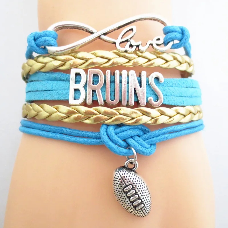 Buy SANDEI Jewelry Infinity Love Bruins Football