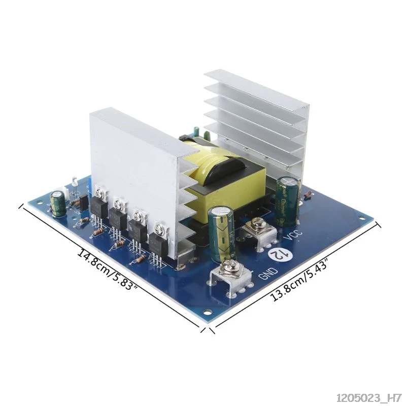 1000 Вт DC12V/24 В инверторный модуль, высокочастотная Модульная плата, повышающий ток, повышающий автомобильный преобразователь, DC-AC