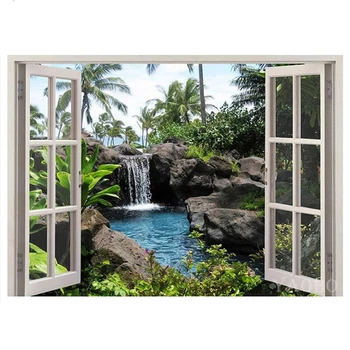 

5d DIY Diamond Painting Window Spa,full Diamond Embroidery natural scenery Cross Stitch,almaznaya,rhinestone Decorative