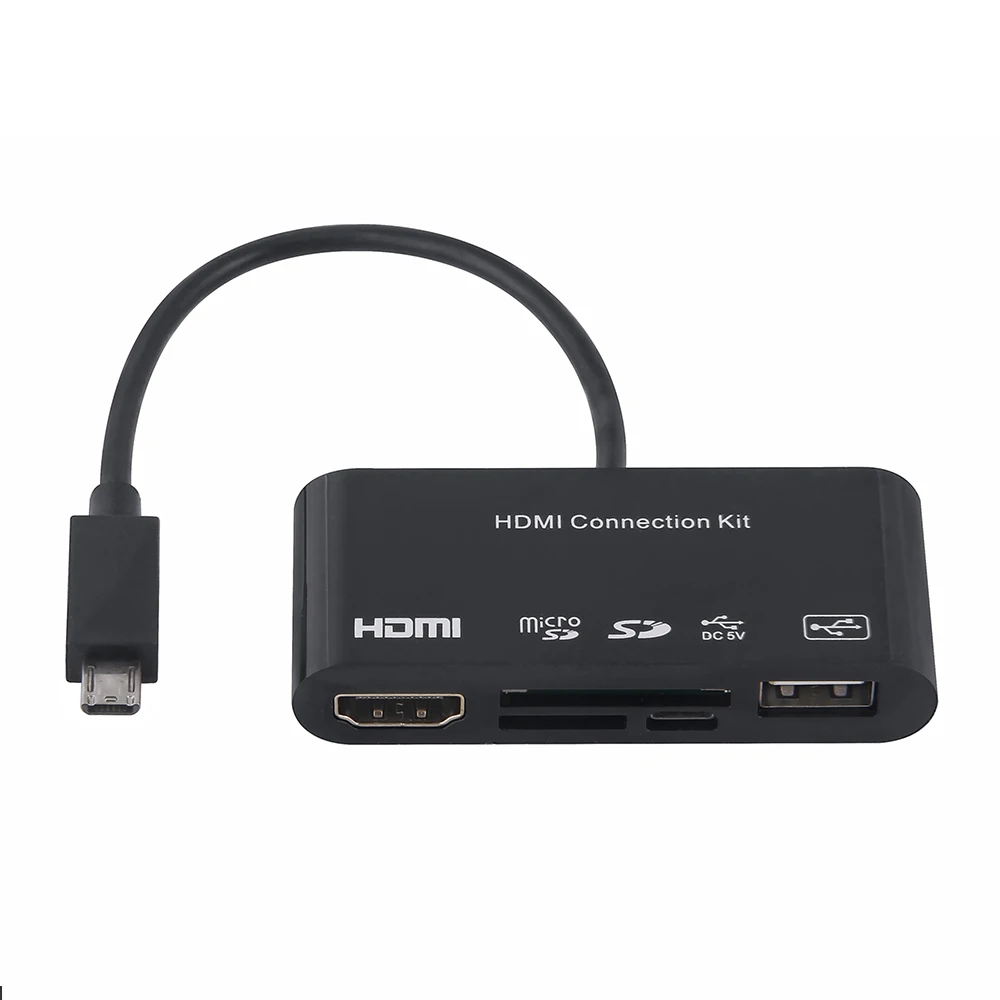 

11Pin Micro USB Phone Share To TV HDMI HDTV Card Reader Cable Adapter for Samsung Galaxy S5 NOTE4 OTG