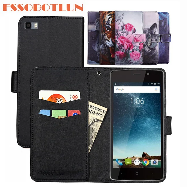 Best Price FSSOBOTLUN 9 Colors For Haier Terra T54P Case PU Leather Retro Flip Cover Shell Magnetic Fashion Wallet Cases Kickstand Strap 