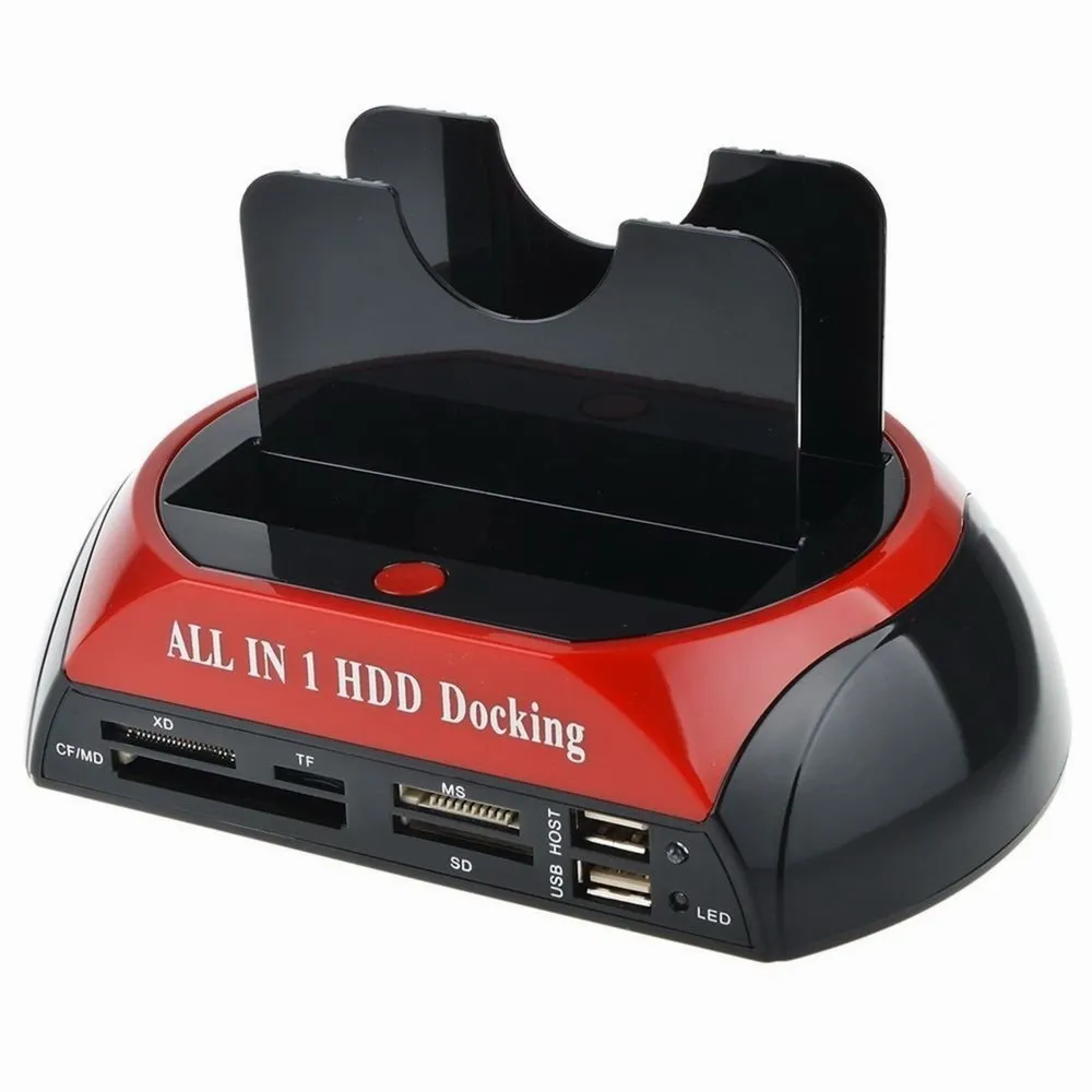 

2.5" 3.5"IDE SATA All In 1 HDD Hard Drive Disk Clone Dock Docking Station Holder