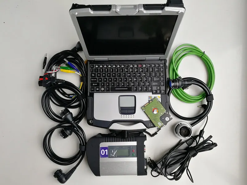 

mb star c4 multiplexer with cables laptop cf30 touch 2019.05 newest software 320gb hdd full set ready to use diagnostic
