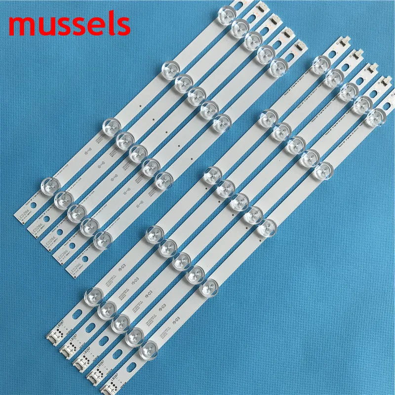 

LED Backlight strip 9 Lamp For LG 39" inch TV new 39LN5100 INNOTEK POLA2.0 39 39LN5300 39LA620S POLA 2.0 39LN5400 HC390DUN-VCFP1
