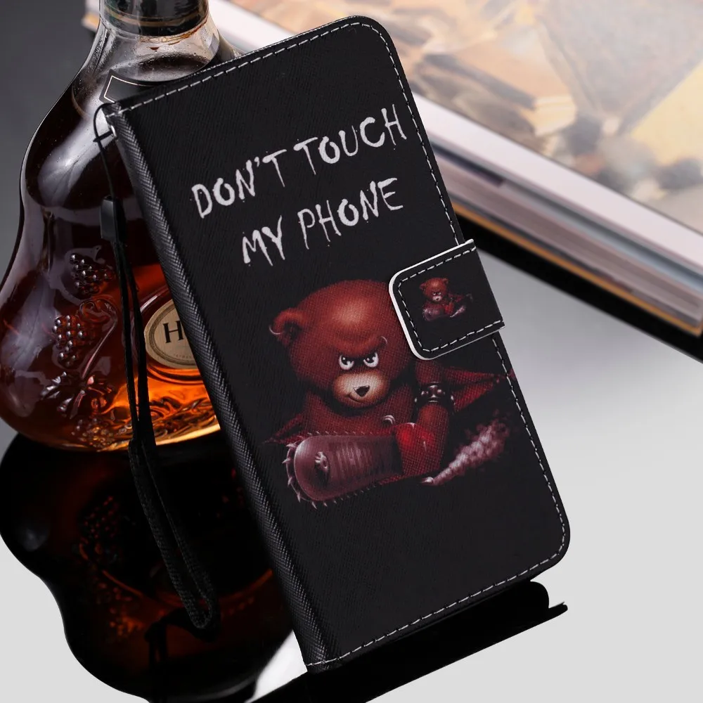 MKSUP Мода красочные картины Бумажник кожаный чехол для LG K8 2018 Flip Стенд Силиконовая