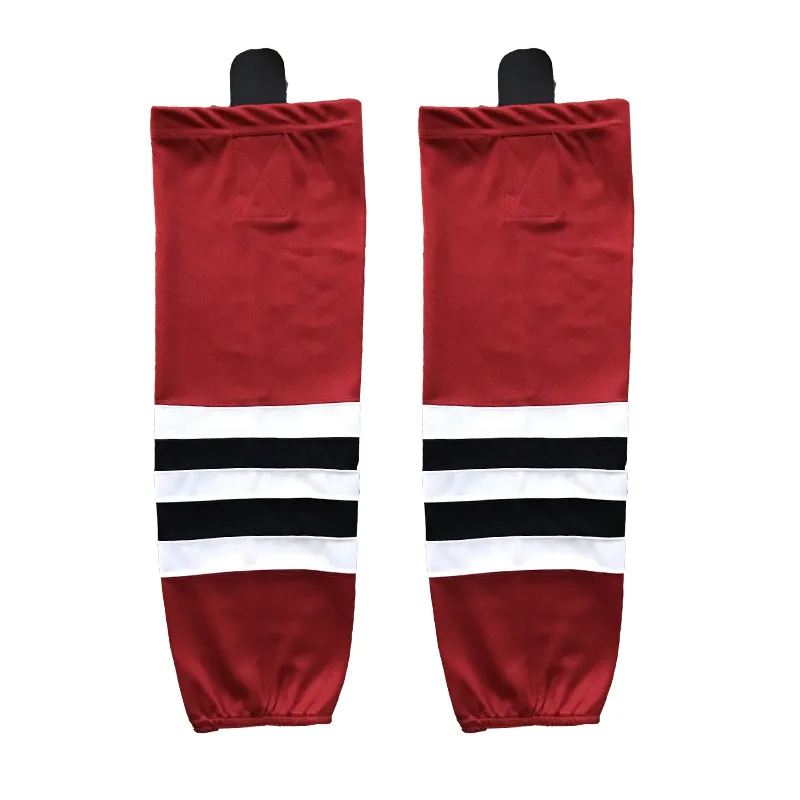 COLDINDOOR 100 Polyester white Ice Hockey Socks Cheap Shin Guards