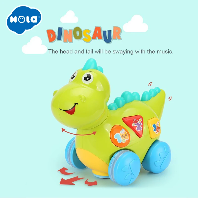 HUILE TOYS 6105 New Baby Toy Multifunctional Electirc Dinosaur Musical Toys Kids Fun Learning Educational Toys for Boy Xmas Gift HUILE TOYS 6105 New Baby Toy Multifunctional Electirc Dinosaur Musical Toys Kids Fun Learning Educational Toys for Boy Xmas Gift