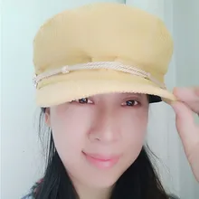 Осенне-зимняя Вельветовая женская шляпа в стиле ретро, одноцветная шляпа художника, Модные женские береты