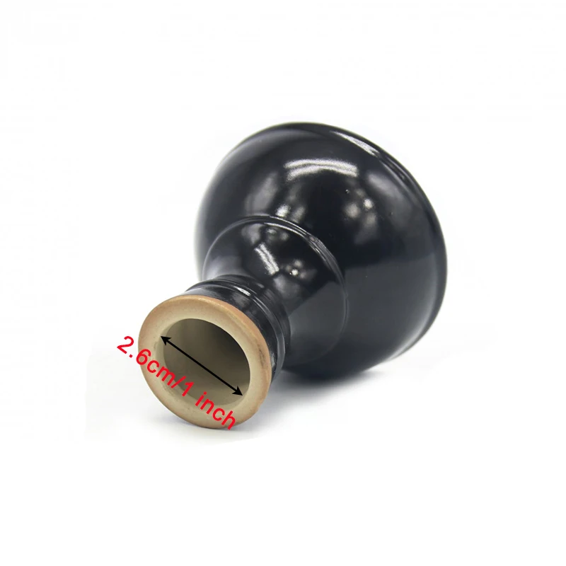 Ceramic Vortex Shisha Hookah Bowl Diameter 7cm Height 8cm 2 Colors with Holes in the Top Tower Advanced Version of the Phunnel