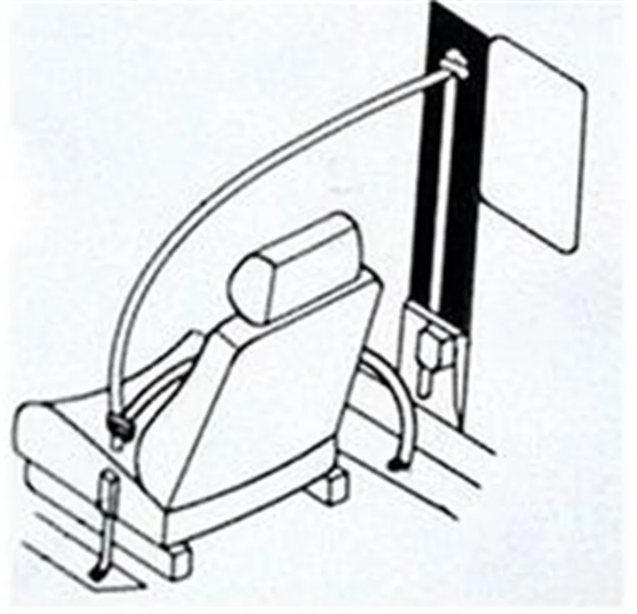3 точечные выдвижные Автомобильные ремни безопасности, поясные ремни безопасности для авто автомобилей с изогнутой жесткой пряжкой Предупреждение ющим кабелем