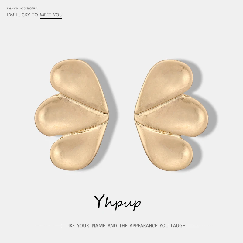 Yhpup S925 Серебряные серьги-гвоздики в форме цветка бабочки в форме крыльев европейские и американские вечерние серьги