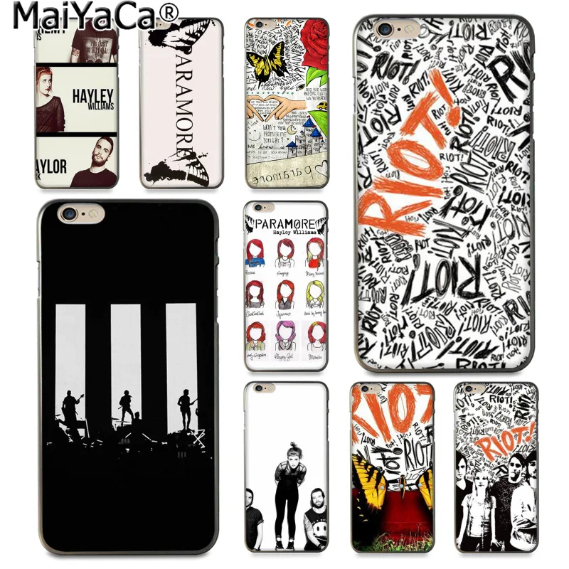 

MaiYaCa Riot Paramore Colorful Phone Accessories Case for Apple iphone 11 pro 8 7 66S Plus X 5S SE XS XR XS MAX Cover