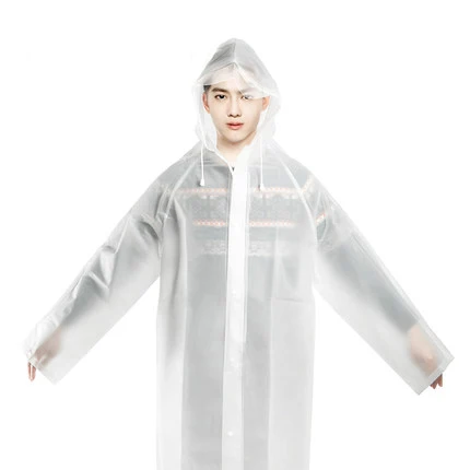 Fashion Transparent Raincoat Men Women 