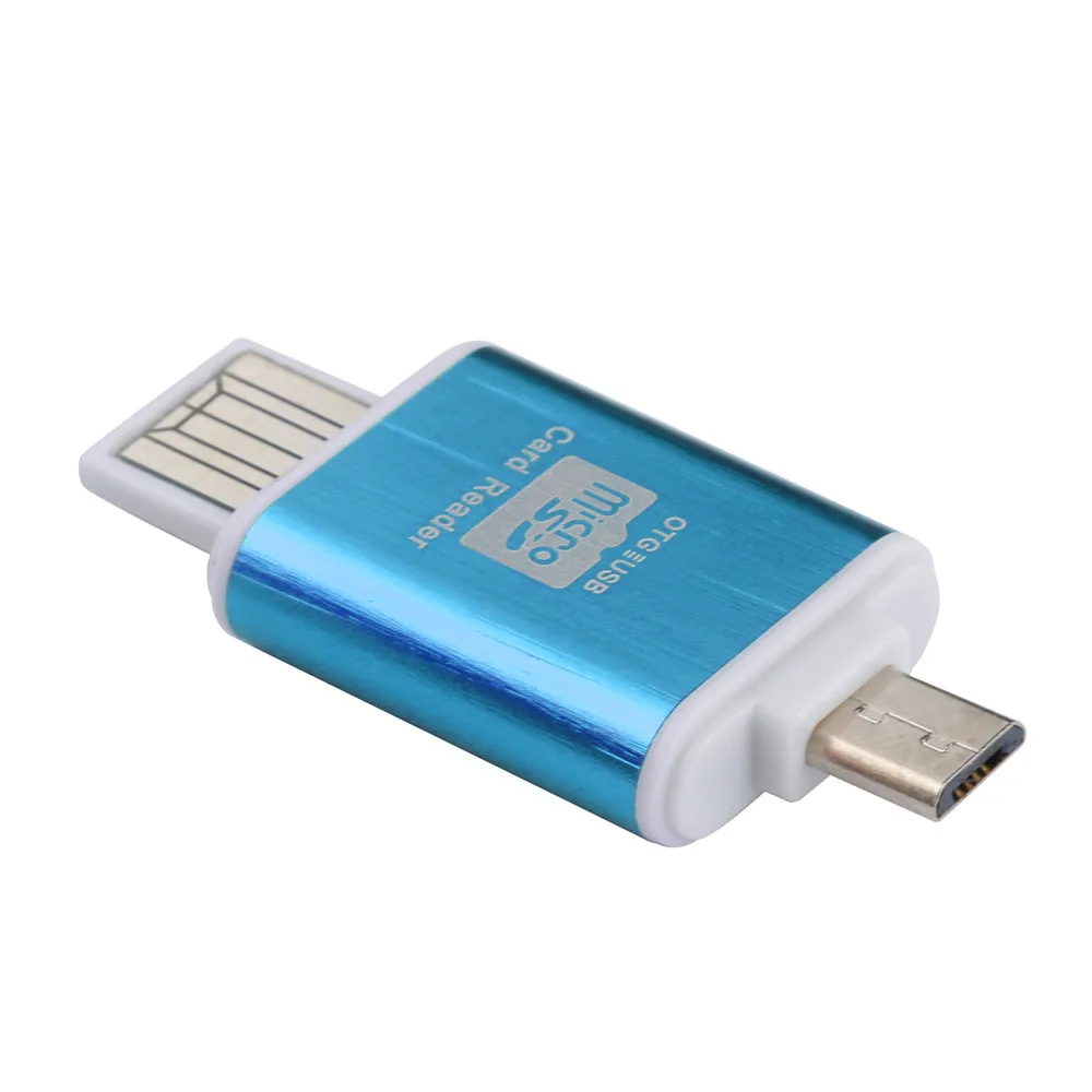 Ecosin2 карты памяти аксессуары 2в1 Micro SD OTG флеш-диск USB 2,0 кардридер для смартфонов ПК планшет Oct19