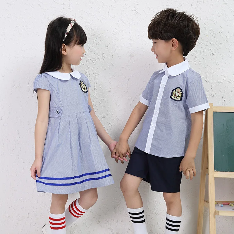 Children 2017 new style Korean version of school uniforms summer tide