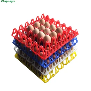 Image 1 - Plateau à œufs de poulet, 10 pièces, 30 œufs capacité, transport en plastique, stockage des œufs commerciaux, outils pour ferme 