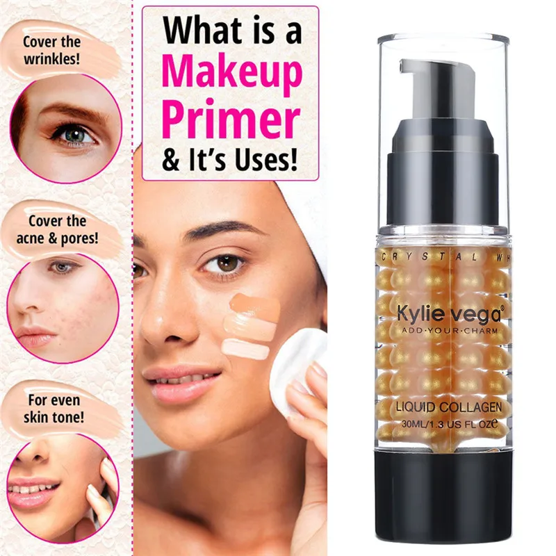 30ml Makeup Primer Moisturizing Essence Makeup Milk Long lasting Face