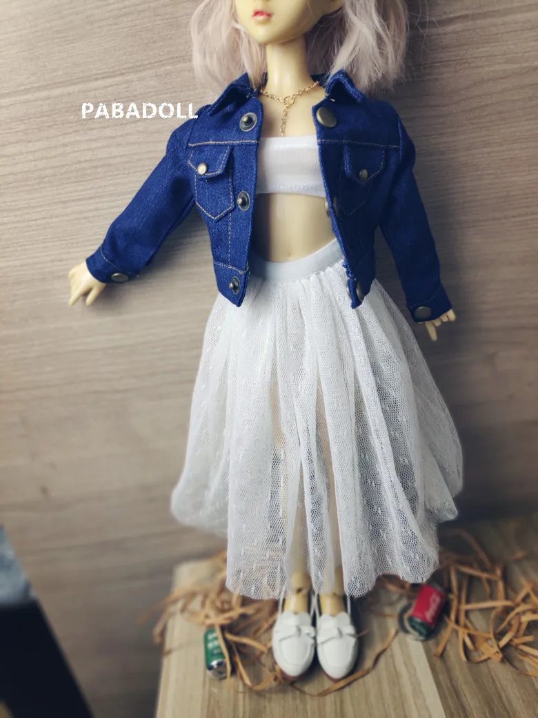 Кружевная длинная юбка разных цветов для BJD Girl 1/6 YOSD 1/4 MSD, 1/3 SD16 Одежда для кукол CWB78