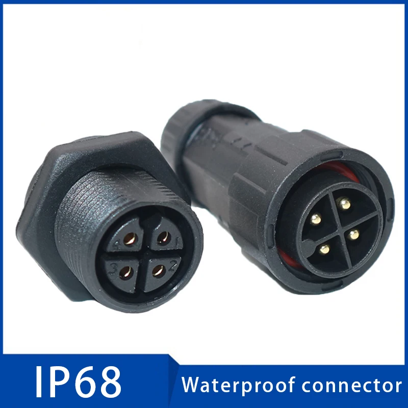 

IP68 Waterproof Connectors Automotive Cable Connectors Aviation Plug 2 3 4 5 6 7 8 9 10 11 12 14 Pin Male Female Cconnector