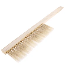 Два ряда конский хвост волос пчелиный кисти дерево пчела развертки Щетка пчеловодство оборудование для апкуляции пчеловодства инструменты для пчеловодства