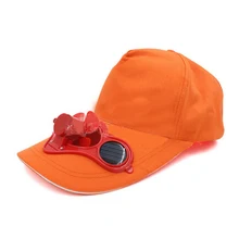 Летняя солнечная мощная Кепка, одноцветная шляпа с крутым вентилятором для спорта на открытом воздухе, езды на велосипеде, рыбалки, альпинизма, WHShopping