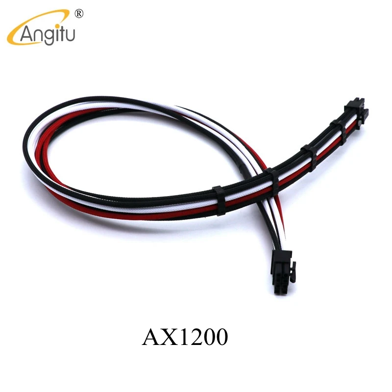 

Premium Sleeved 8Pin 6+2Pin PCI-E Modular Power Cable for Corsair AX1200
