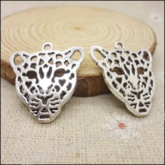 

40 pcs Charms Leopard Pendant Tibetan silver Zinc Alloy Fit Bracelet Necklace DIY Metal Jewelry Findings