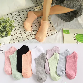 

Hot Summer Boat Socks Girl Fashion Casual invisibility Wide Stripes Socks Woman