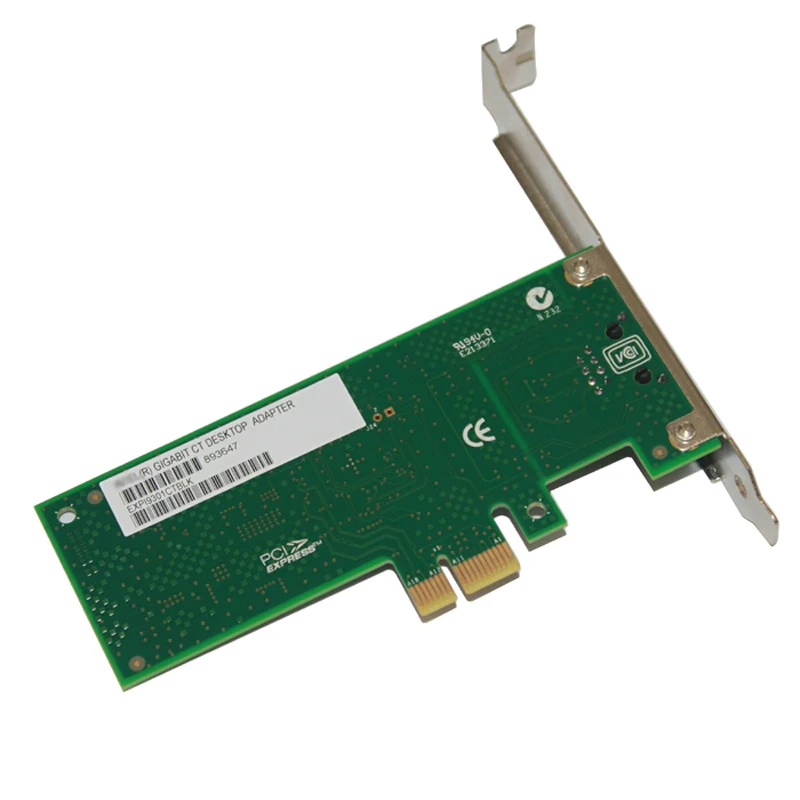 EXPI9301CT 82574L чипсет Однопортовый RJ45 PCI-E X1 сетевой адаптер NIC карта