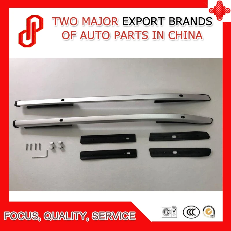 

High quality 1 Pair Aluminium Alloy screw install side rail bar roof rack for L200 2015 2016 2017 2018