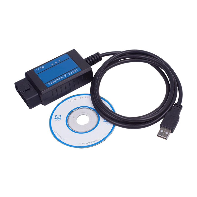 Для Fiat сканер OBD/OBD2 код читателя диагностический Usb кабель интерфейс USB сканирующий инструмент для Fiat USB код сканер/тестер