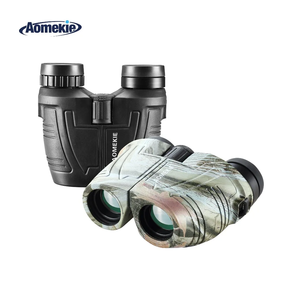 

Compact Porro Prism 12X25 Binoculars Cool Camo Hunting Telescope High Power Optical Glass Multi-coated Lens Bird Watching Gift