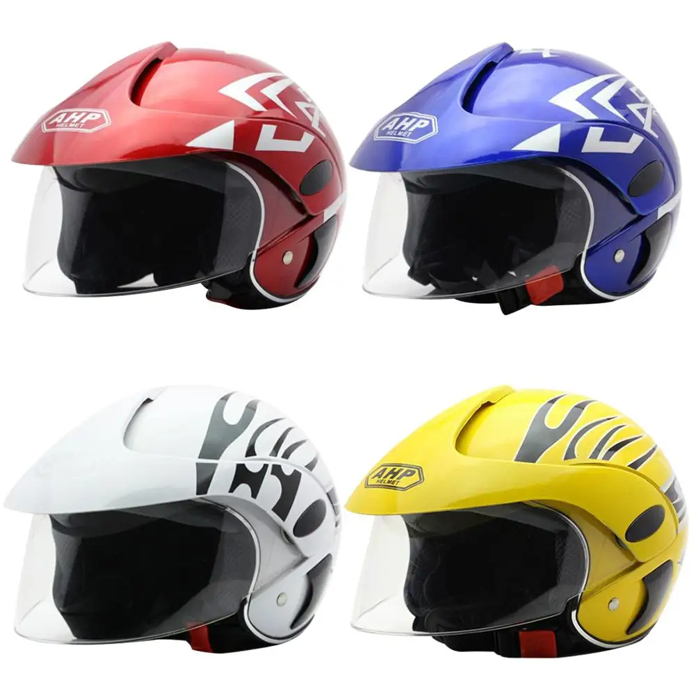 

Four Seasons Children's Helmet Electric Motorcycle Harley Half Helmet Men And Women Baby Riding Helmet Autumn Winter Supplies